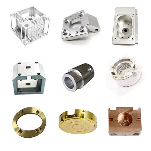 Comparison of CNC machining materials including aluminum 6061, stainless steel, titanium, and engineering plastics