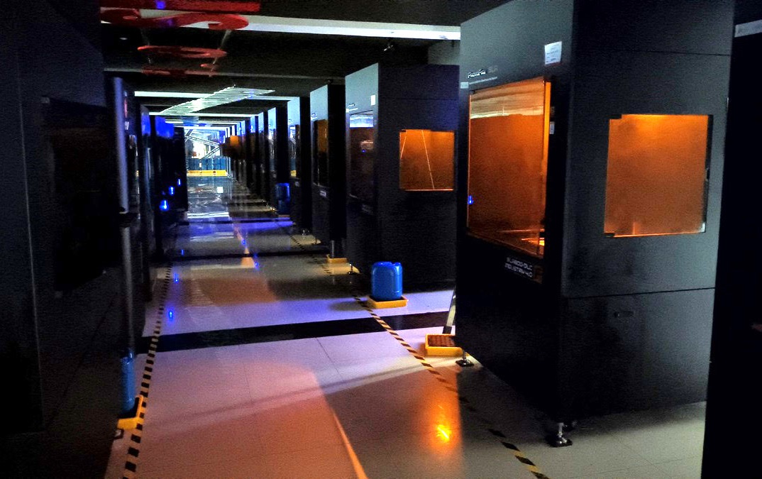 SLA SLS FDM 3D printing room for rapid prototyping services at RpProto Xiamen