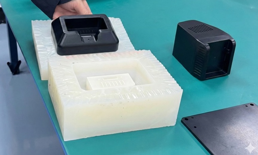 urethane vacuum casting ABS plastic parts with smooth surface finish
