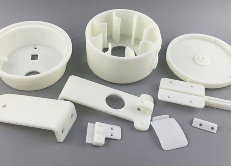 SLA 3D Printing White Prototypes
