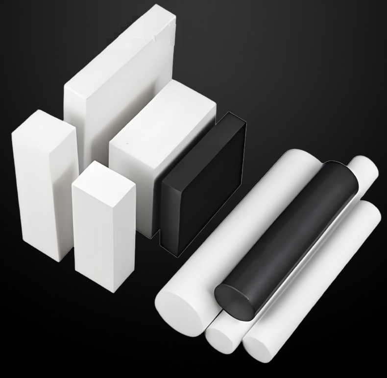 Virgin and filled PTFE grade materials — glass-filled, carbon-filled and bearing-grade rods and sheets