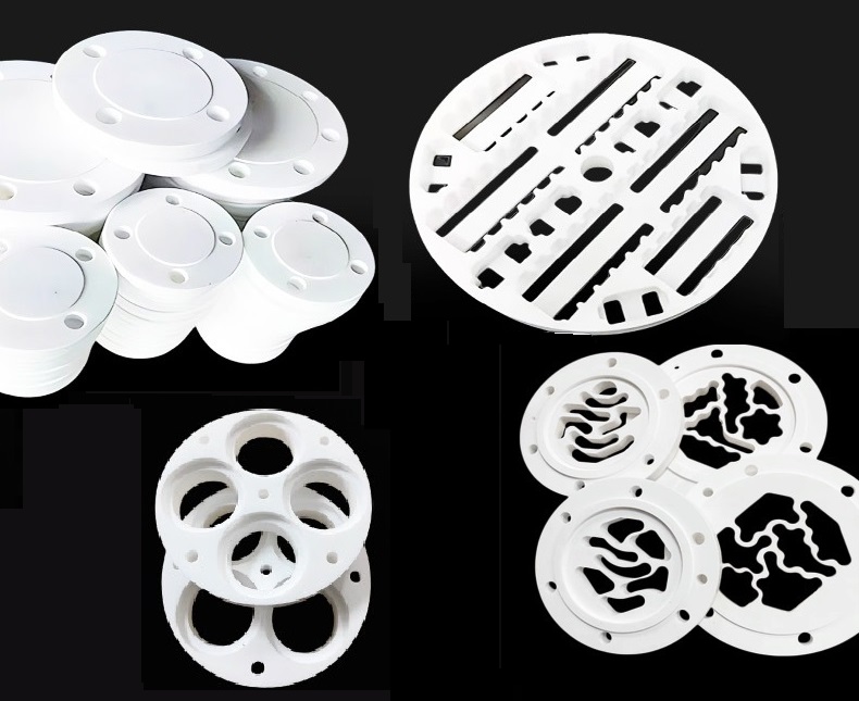 Glass-filled PTFE CNC machined valve seats and structural components